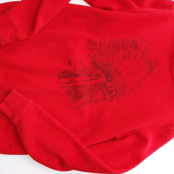 Levi's Other - Levi's Red Native American Indian Chief Headress Sweatshirt M